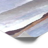 穏やかな波に漂うクリケットダイアン海ポスター ポスター (角)