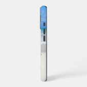 穏やかな波 白い砂浜 iPhone 16ケース (左側面)