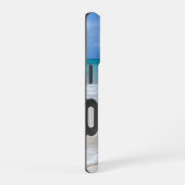 穏やかな波 白い砂浜 iPhone 16ケース (右側面)