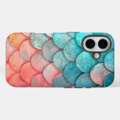 穏やかな波 – 魚カラフルの鱗の電話ケース Case-Mate iPhoneケース (裏面 (横))