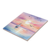 穏やかな海でのセーリング タイル (側面)