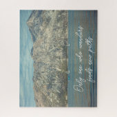 穏やかな海と美しい山 ジグソーパズル (縦)