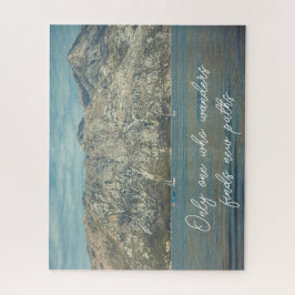 穏やかな海と美しい山 ジグソーパズル