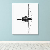 穏やかな海に反射するヨット キャンバスプリント (インサイチュ (ウッドフロア))