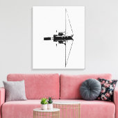 穏やかな海に反射するヨット キャンバスプリント (インサイチュ (リビング))