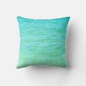 穏やかな海のビーチの枕を保って下さい クッション (裏面)