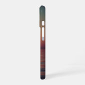 穏やかな海のレトロボート iPhone 16ケース (左側面)