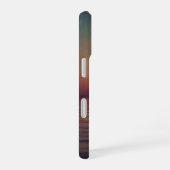 穏やかな海のレトロボート iPhone 16ケース (右側面)
