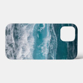 穏やかな海の動きにインスパイアされたプレミアム Case-Mate iPhoneケース (裏面 (横))