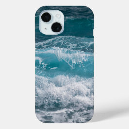 穏やかな海の動きにインスパイアされたプレミアム iPhone 15ケース