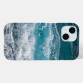 穏やかな海の動きにインスパイアされたプレミアム Case-Mate iPhoneケース (裏面 (横))