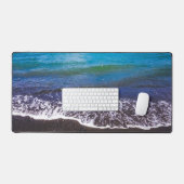 穏やかな海の水平線の海景 デスクマット (キーボード&マウス)