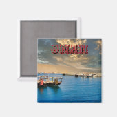 穏やかな海岸楽園 マグネット (正面/裏面)