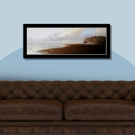 穏やかな海岸風景 ポスター