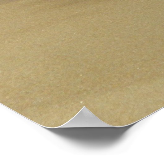 穏やかな海岸 ポスター (角)