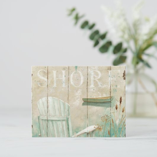 穏やかな海岸 ポストカード (スタンド正面)