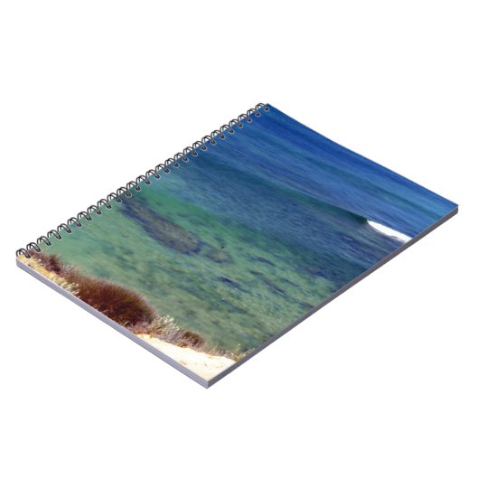 穏やかな海波 ノートブック (左側)