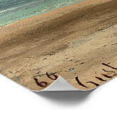 穏やかな海 – グスターブクールベット ポスター (角)