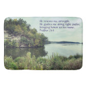 穏やかな海 バスマット (正面)