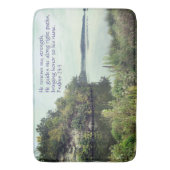 穏やかな海 バスマット (正面縦)