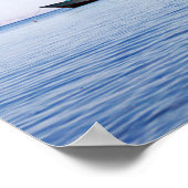 穏やかな海 ポスター (角)