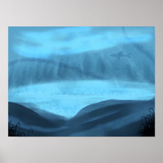 穏やかな海 ポスター (正面)