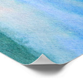 穏やかな海 ポスター (角)