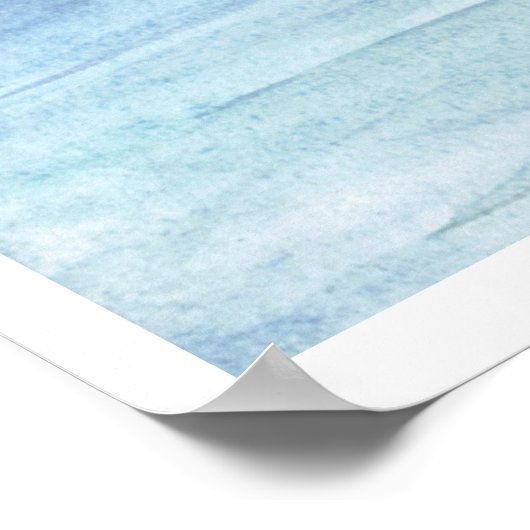 穏やかな海 ポスター (角)