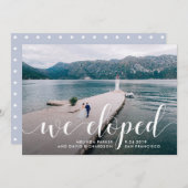 穏やかな海 |写真の発表の取り消し 案内状 (正面/裏面)