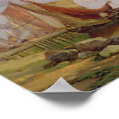 穏やかな海， 1836 ポスター (角)