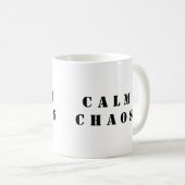 穏やかな混沌 - パラドックス コーヒーマグ コーヒーマグカップ (正面右)