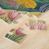 穏やかな渓谷：パステルランドスケープ ジグソーパズル (側面)