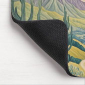 穏やかな渓谷：パステルランドスケープ マウスパッド (コーナー)