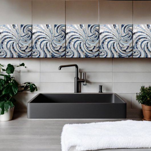 穏やかな渦 タイル