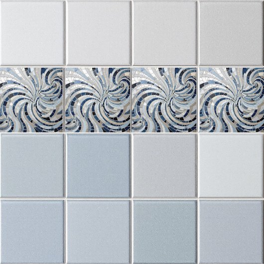 穏やかな渦 タイル