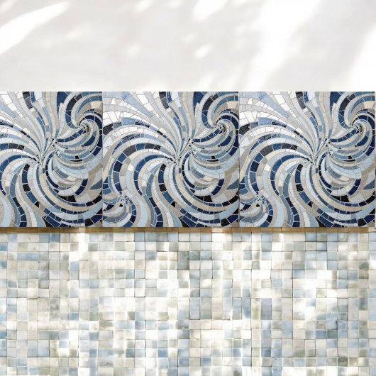 穏やかな渦 タイル