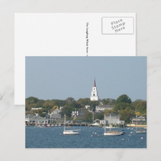 穏やかな港 ポストカード (正面/裏面)