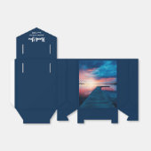 穏やかな湖に沈む美しい夕日 フェイバーボックス (折り畳みなし)