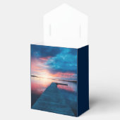 穏やかな湖に沈む美しい夕日 フェイバーボックス (オープン)