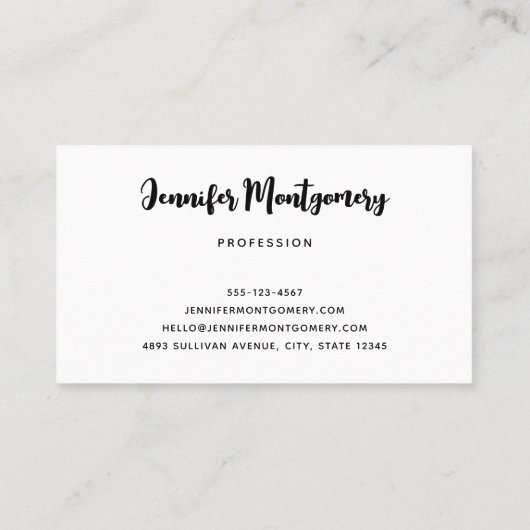 穏やかな湖に沈む美しい夕日 名刺 (裏面)