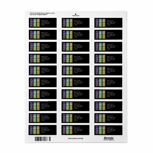 穏やかな湖の風景を越えた木製の桟橋 ラベル (フルシート)