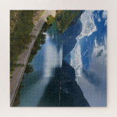 穏やかな湖 ジグソーパズル (横)