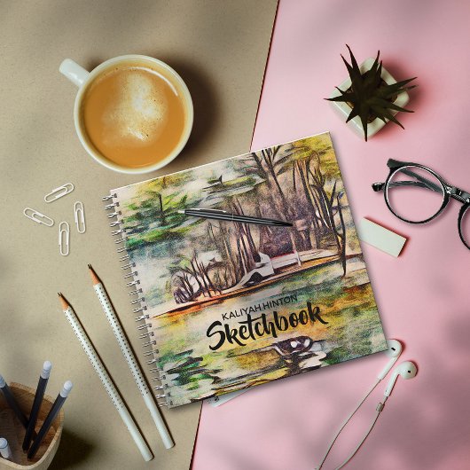 穏やかな湖 ノートブック