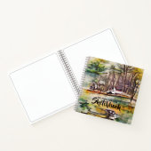 穏やかな湖 ノートブック (内部)