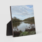 穏やかな湖... フォトプラーク (正面)