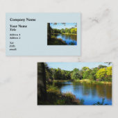 穏やかな湖 名刺 (正面/裏面)