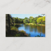 穏やかな湖 名刺 (裏面)