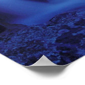 穏やかな滝 ポスター (角)