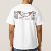 穏やかな滞在の騒々しいTシャツがあって下さい Tシャツ (裏面)