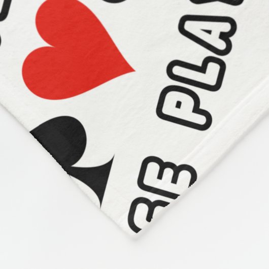 穏やかな演劇橋アドバイス4のカードのスーツのユーモアを保って下さい フリースブランケット (角)